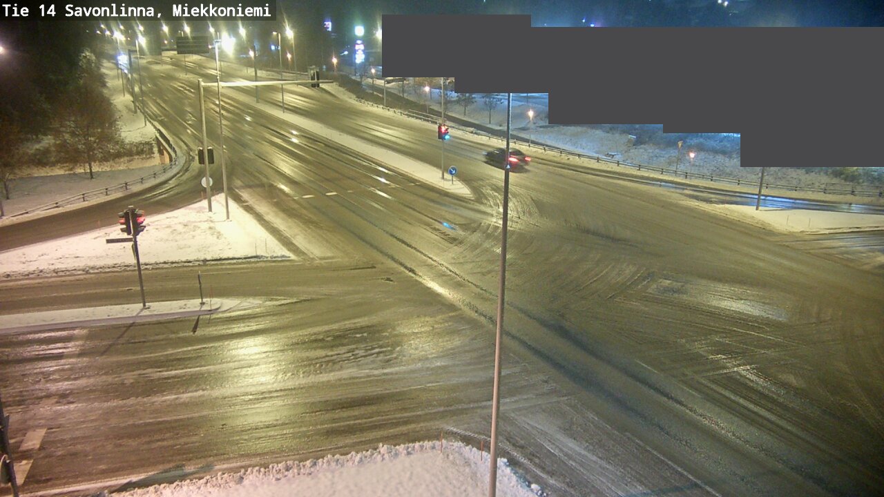 Weather Camera Image Väg 14 Nyslott, Miekkoniemi, Savonlinna, Etelä-Savo