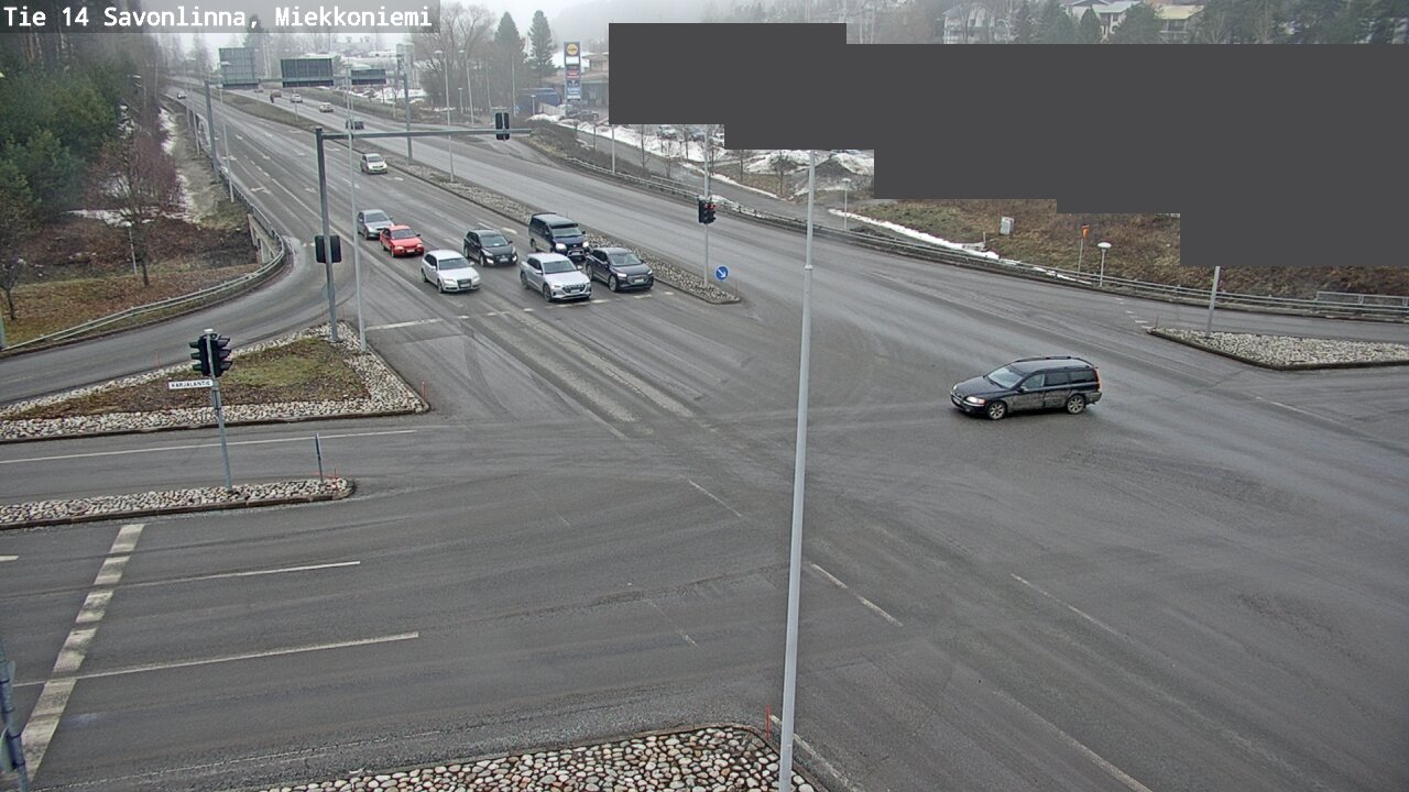 Weather Camera Image Väg 14 Nyslott, Miekkoniemi, Savonlinna, Etelä-Savo