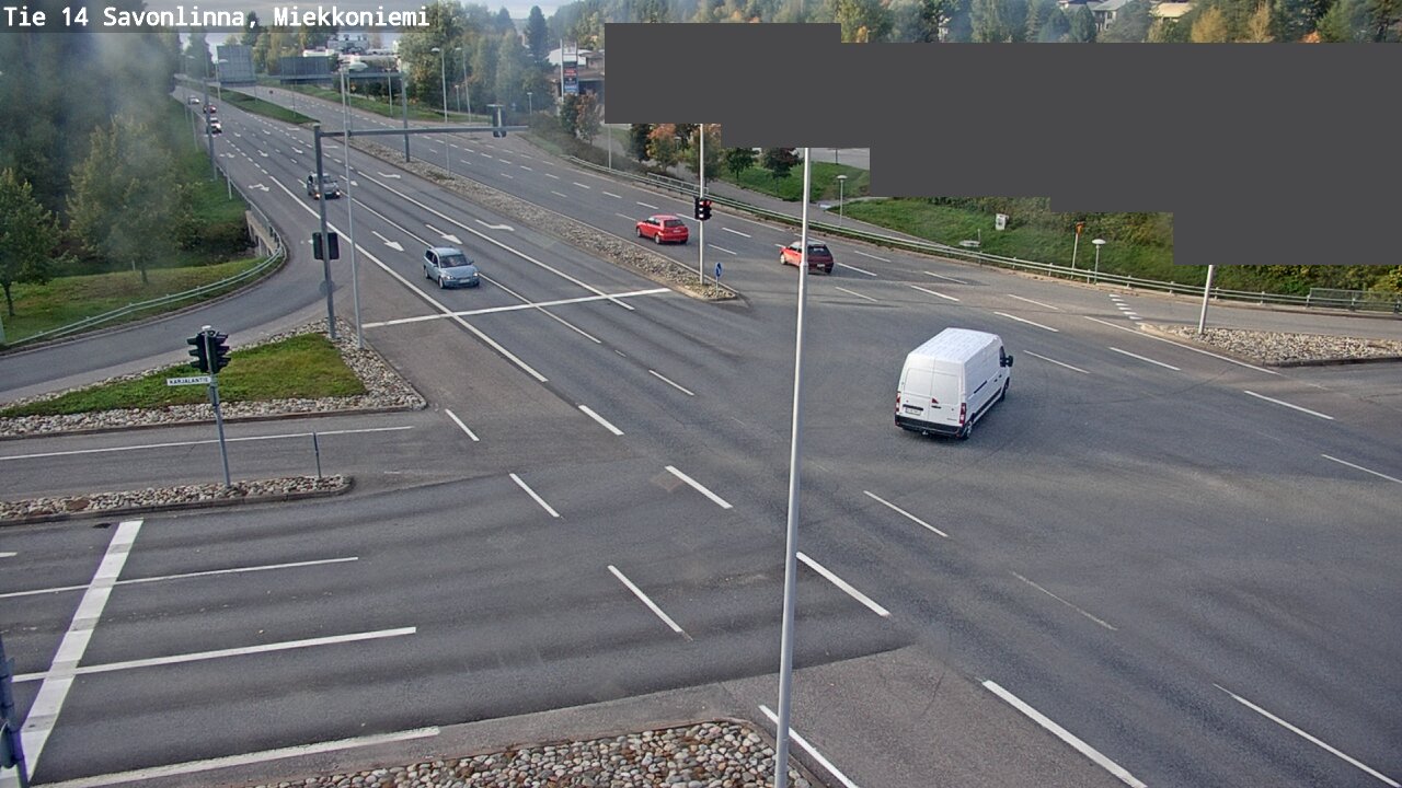 Weather Camera Image Road 14 Savonlinna, Miekkoniemi, Savonlinna, Etelä-Savo