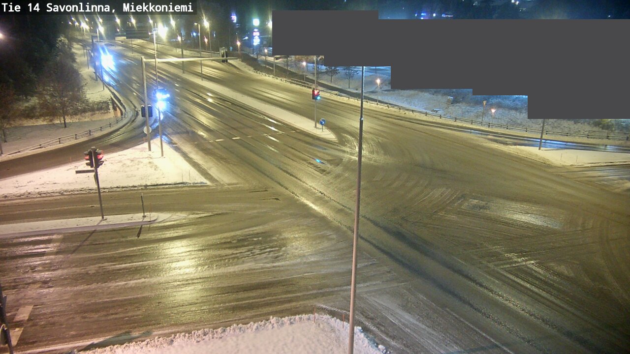 Weather Camera Image Väg 14 Nyslott, Miekkoniemi, Savonlinna, Etelä-Savo