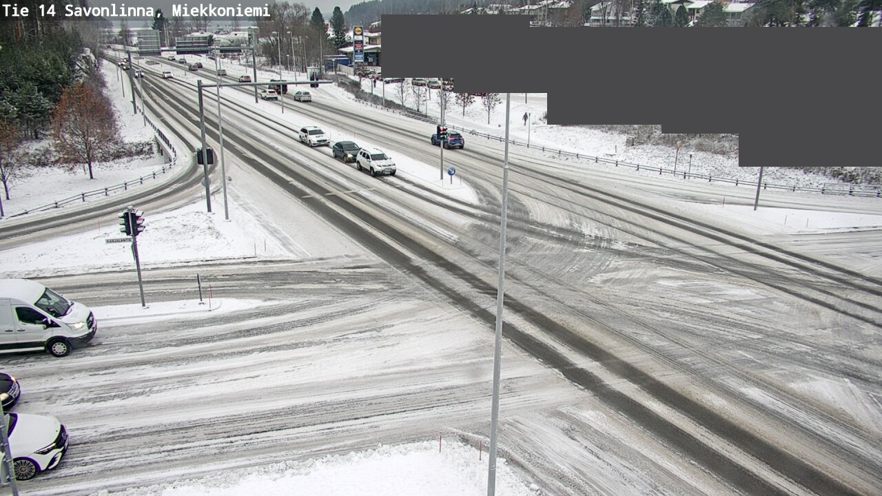 Weather Camera Image Väg 14 Nyslott, Miekkoniemi, Savonlinna, Etelä-Savo