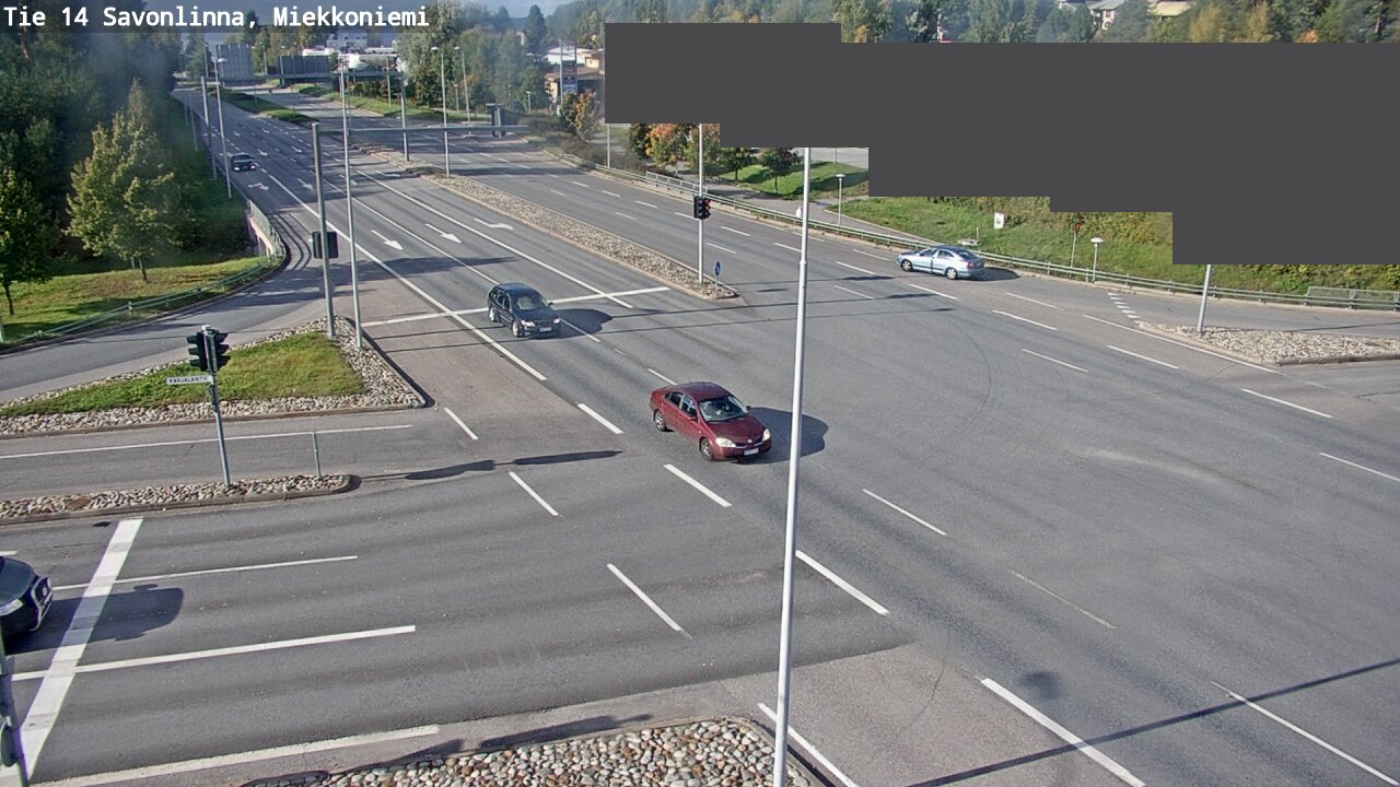 Weather Camera Image Väg 14 Nyslott, Miekkoniemi, Savonlinna, Etelä-Savo