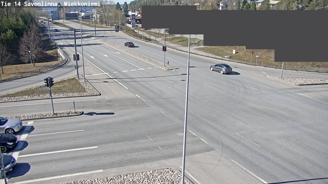 Weather Camera Image Road 14 Savonlinna, Miekkoniemi, Savonlinna, Etelä-Savo