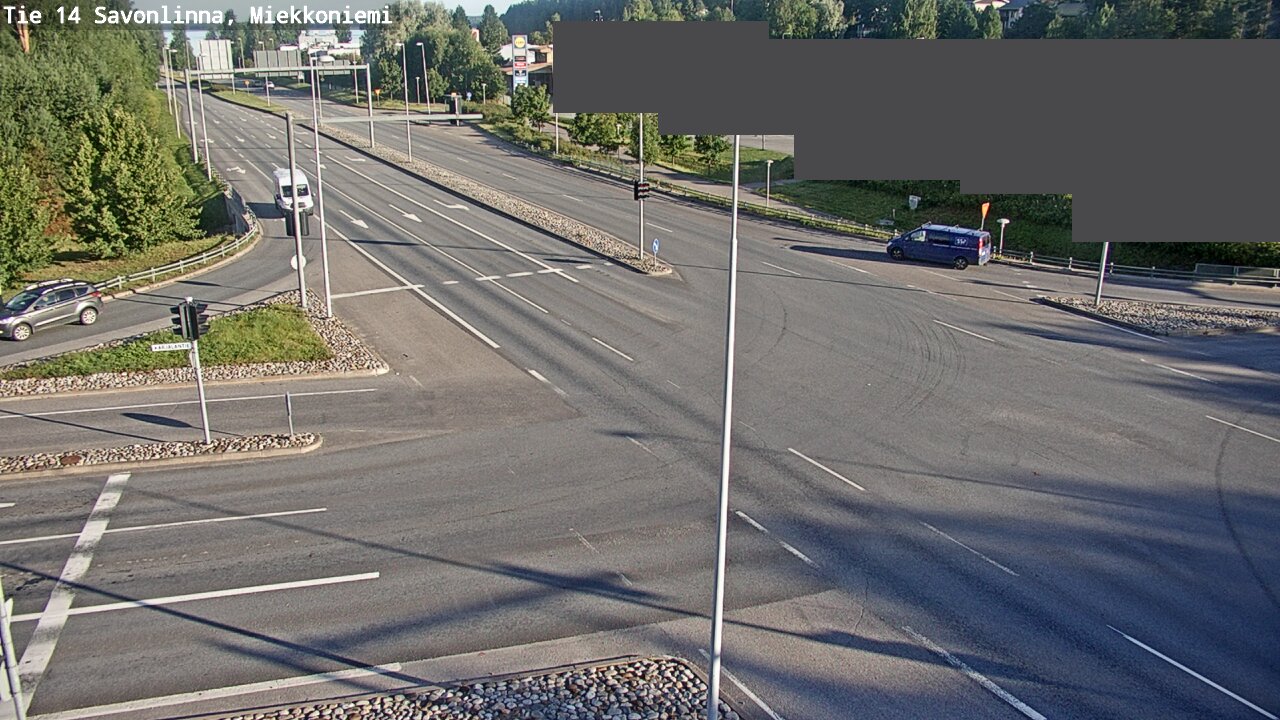 Weather Camera Image Road 14 Savonlinna, Miekkoniemi, Savonlinna, Etelä-Savo