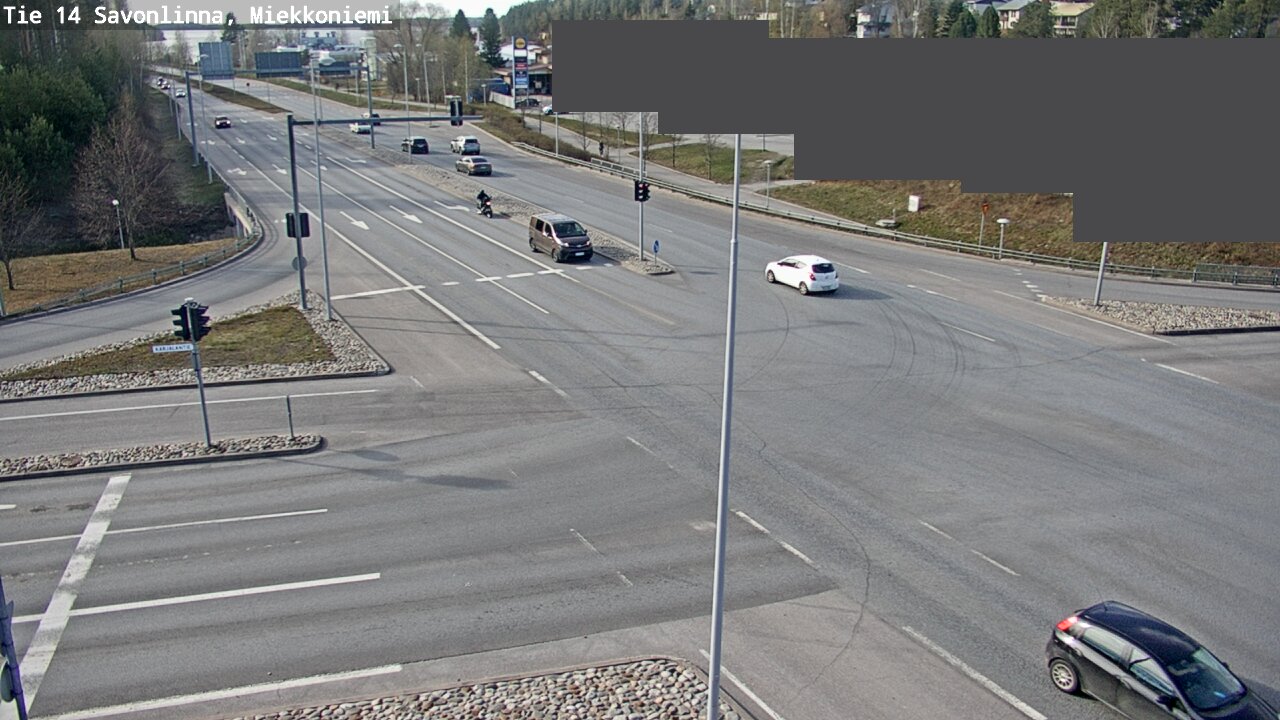 Weather Camera Image Road 14 Savonlinna, Miekkoniemi, Savonlinna, Etelä-Savo