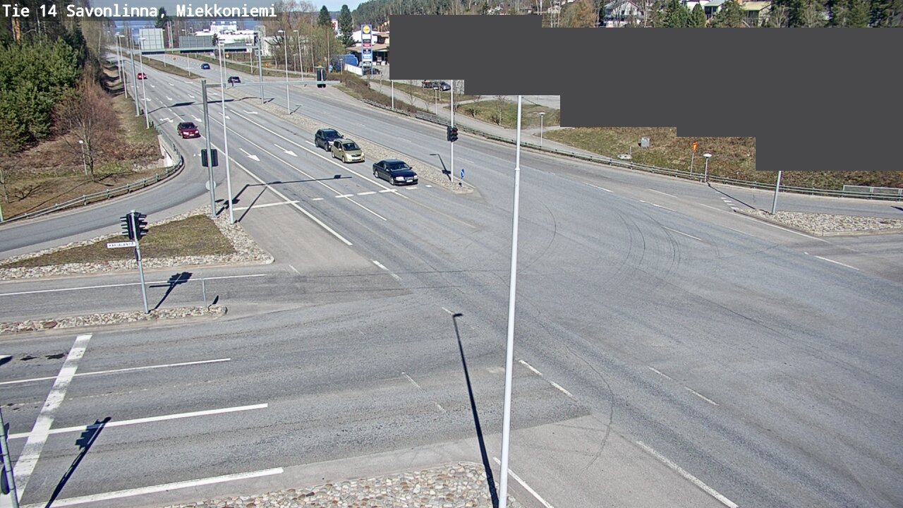 Weather Camera Image Road 14 Savonlinna, Miekkoniemi, Savonlinna, Etelä-Savo