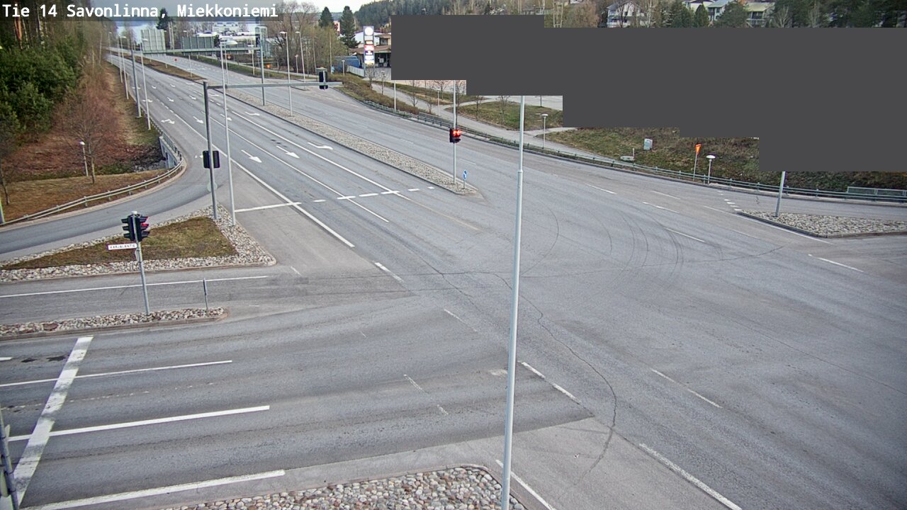 Weather Camera Image Väg 14 Nyslott, Miekkoniemi, Savonlinna, Etelä-Savo