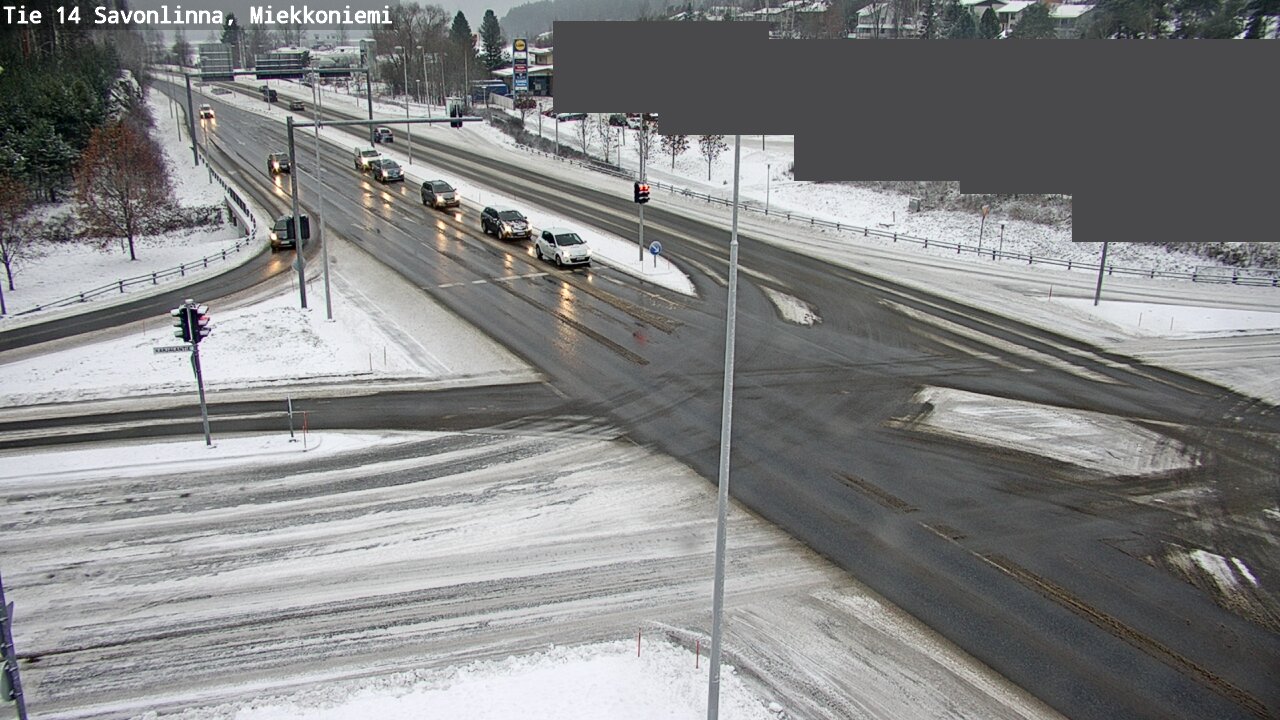 Weather Camera Image Väg 14 Nyslott, Miekkoniemi, Savonlinna, Etelä-Savo