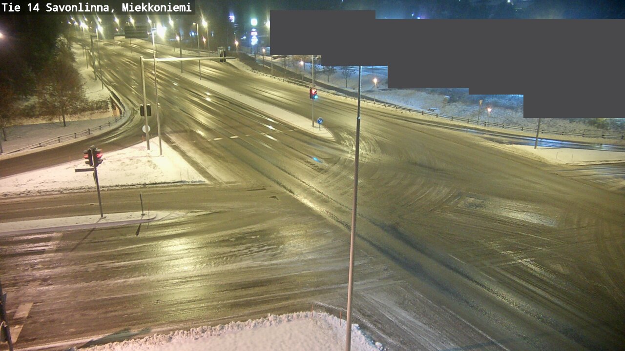 Weather Camera Image Väg 14 Nyslott, Miekkoniemi, Savonlinna, Etelä-Savo