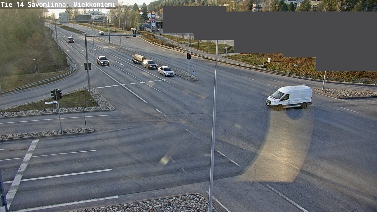 Weather Camera Image Road 14 Savonlinna, Miekkoniemi, Savonlinna, Etelä-Savo