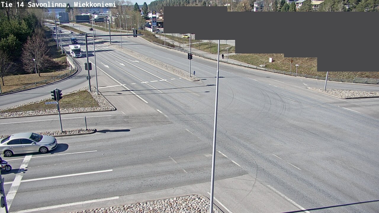Weather Camera Image Road 14 Savonlinna, Miekkoniemi, Savonlinna, Etelä-Savo