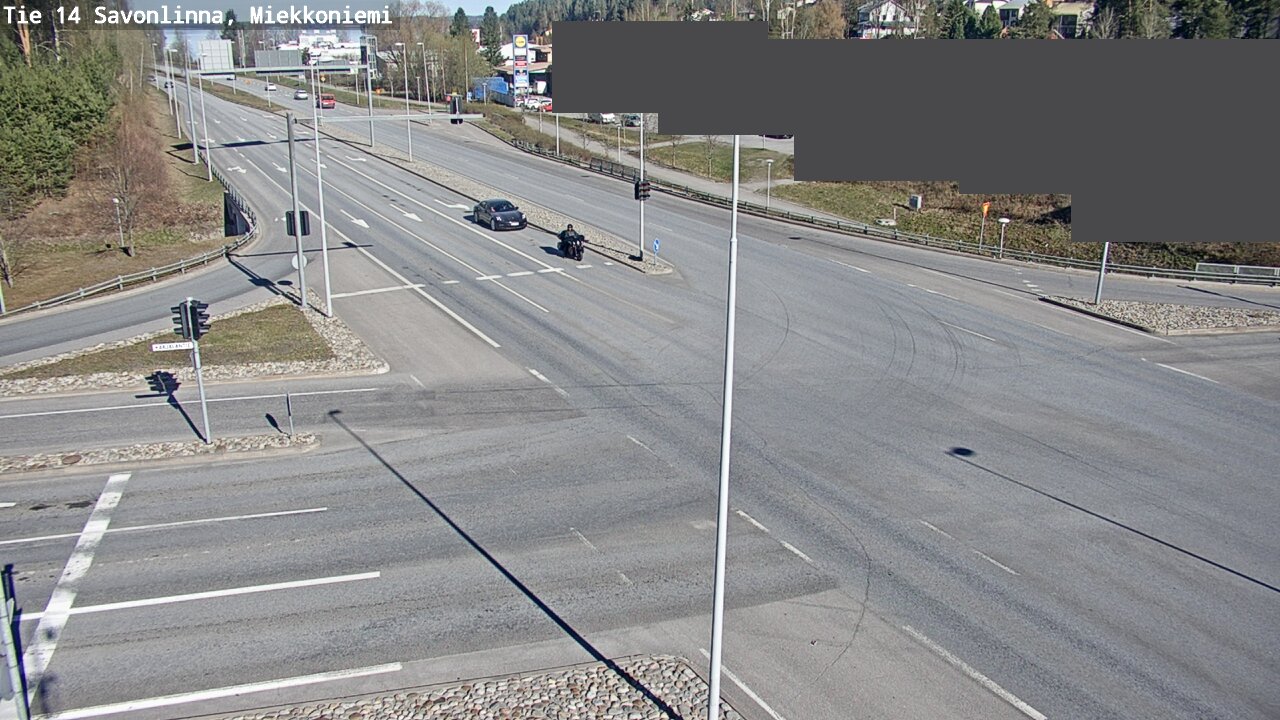 Weather Camera Image Väg 14 Nyslott, Miekkoniemi, Savonlinna, Etelä-Savo