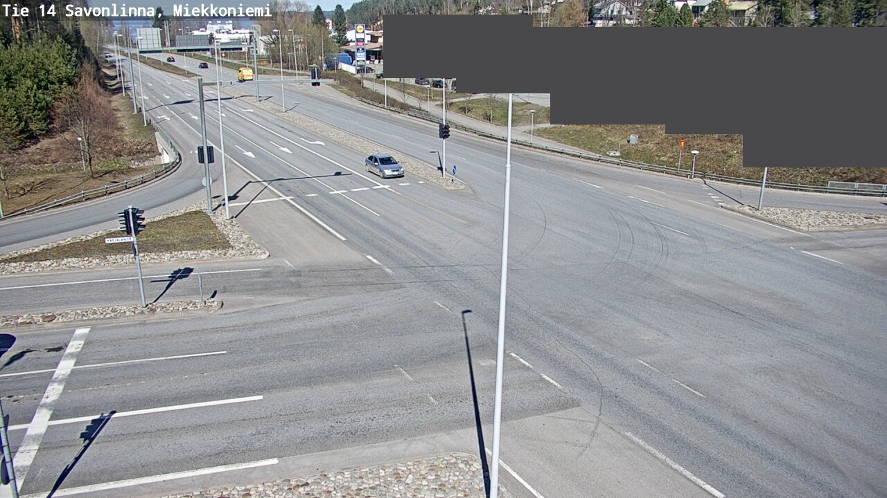 Weather Camera Image Road 14 Savonlinna, Miekkoniemi, Savonlinna, Etelä-Savo