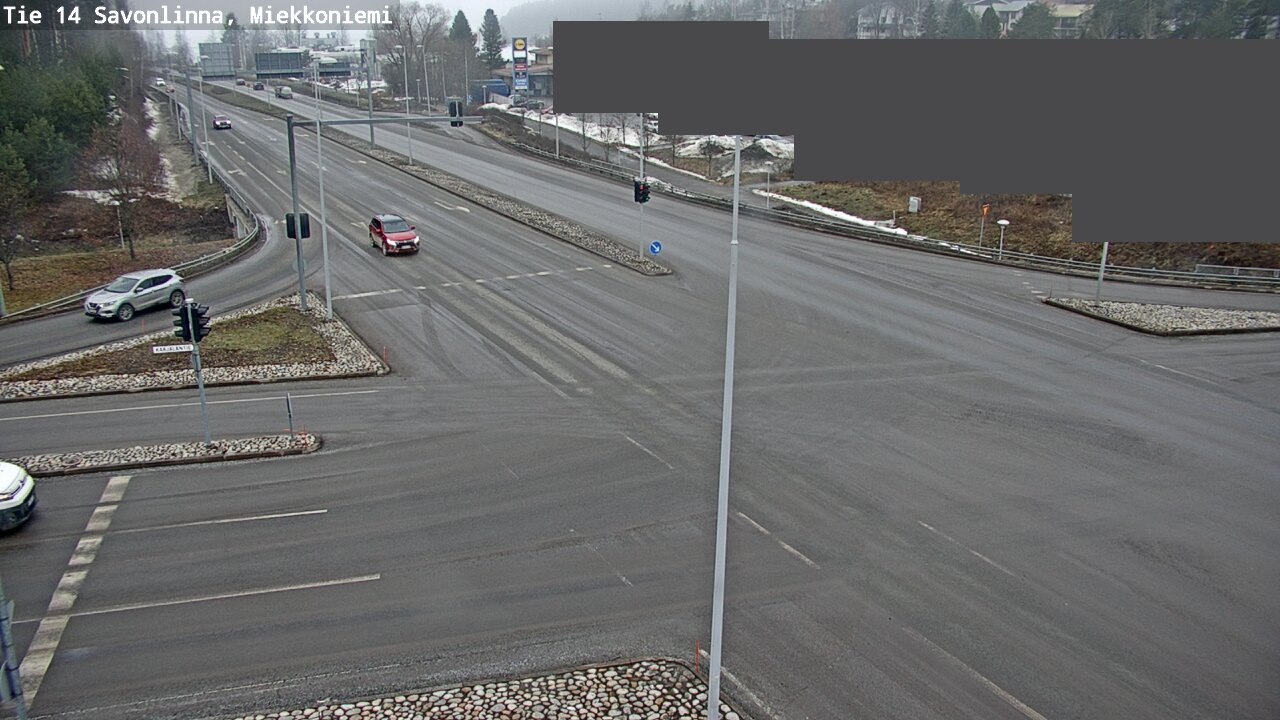 Weather Camera Image Väg 14 Nyslott, Miekkoniemi, Savonlinna, Etelä-Savo