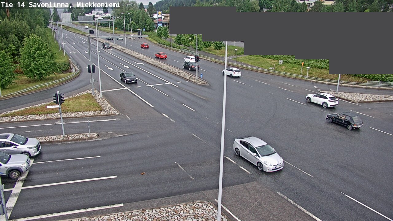 Weather Camera Image Väg 14 Nyslott, Miekkoniemi, Savonlinna, Etelä-Savo