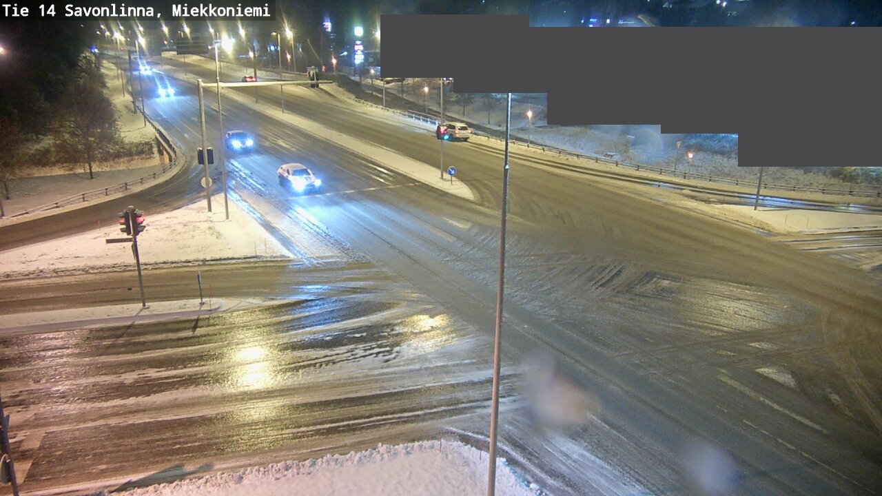 Weather Camera Image Väg 14 Nyslott, Miekkoniemi, Savonlinna, Etelä-Savo