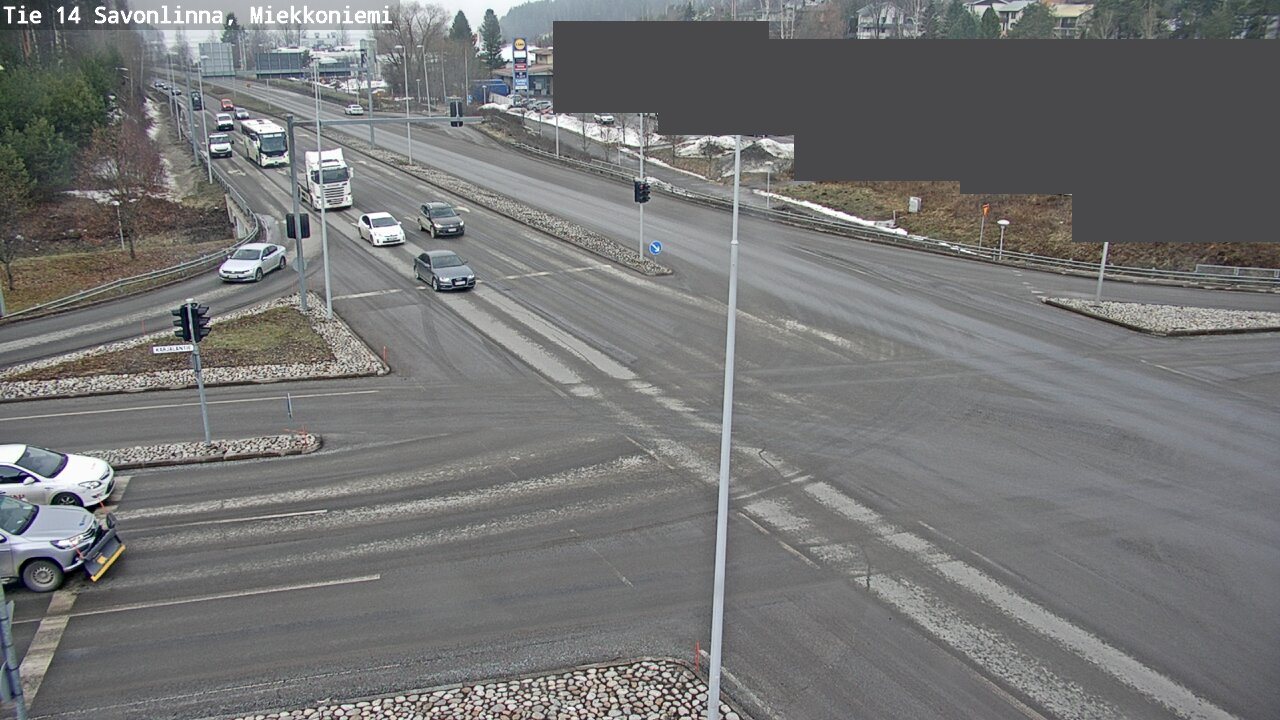 Weather Camera Image Väg 14 Nyslott, Miekkoniemi, Savonlinna, Etelä-Savo