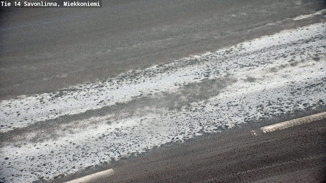 Weather Camera Image Road 14 Savonlinna, Miekkoniemi, Savonlinna, Etelä-Savo