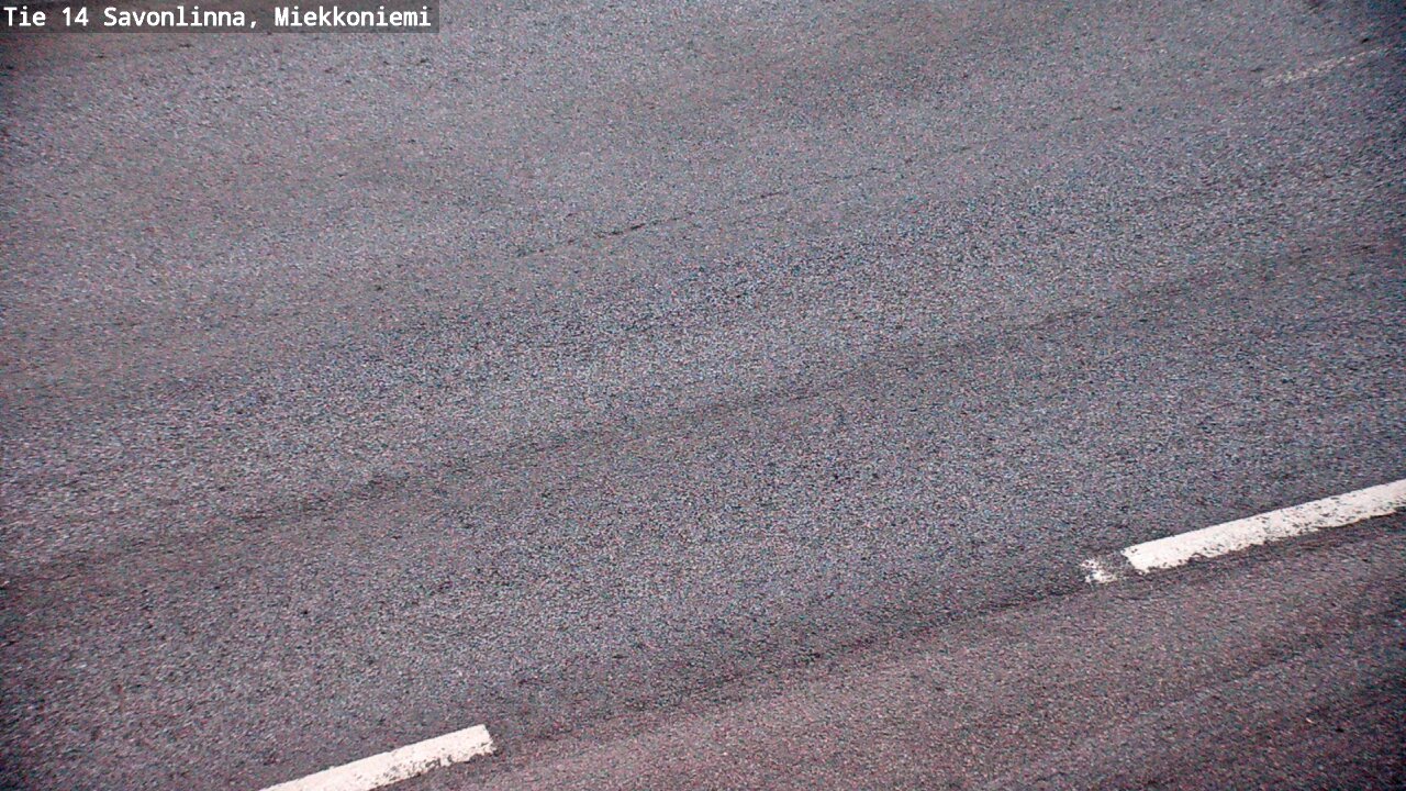 Weather Camera Image Väg 14 Nyslott, Miekkoniemi, Savonlinna, Etelä-Savo