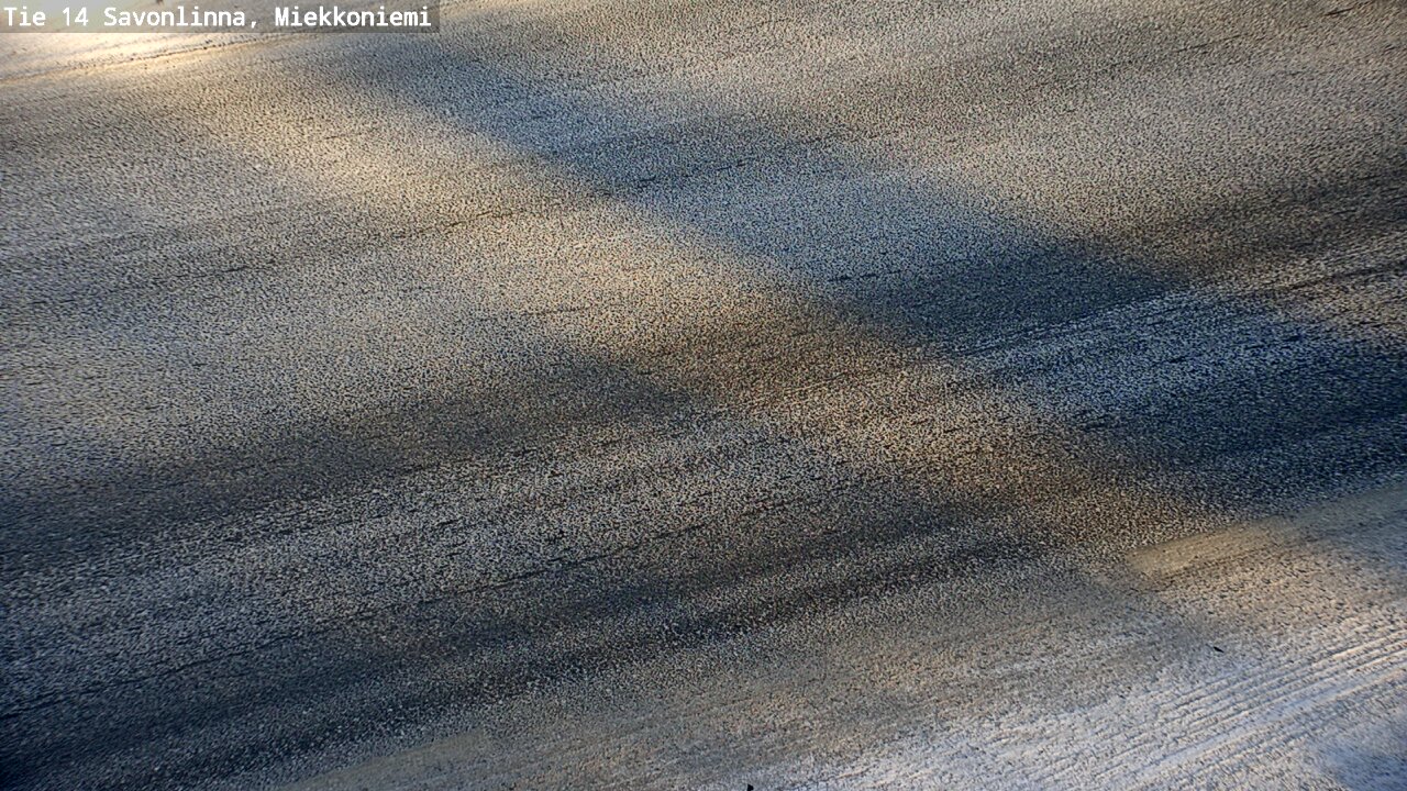 Weather Camera Image Road 14 Savonlinna, Miekkoniemi, Savonlinna, Etelä-Savo