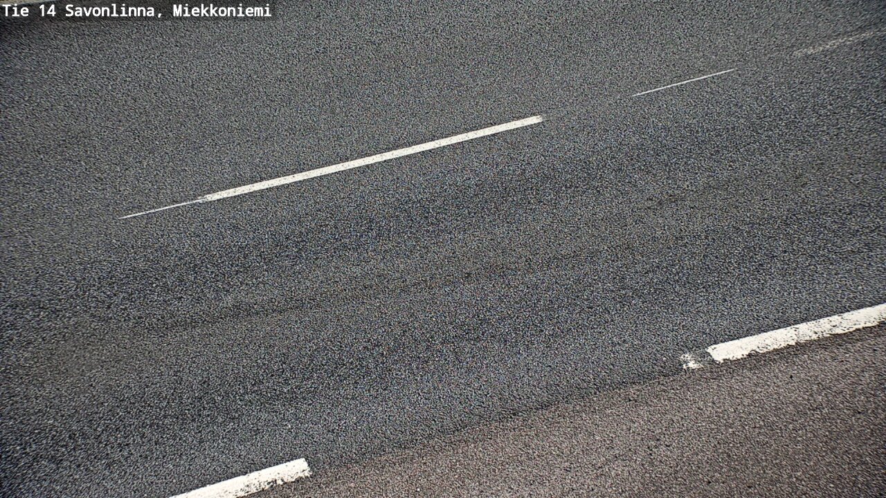 Weather Camera Image Road 14 Savonlinna, Miekkoniemi, Savonlinna, Etelä-Savo