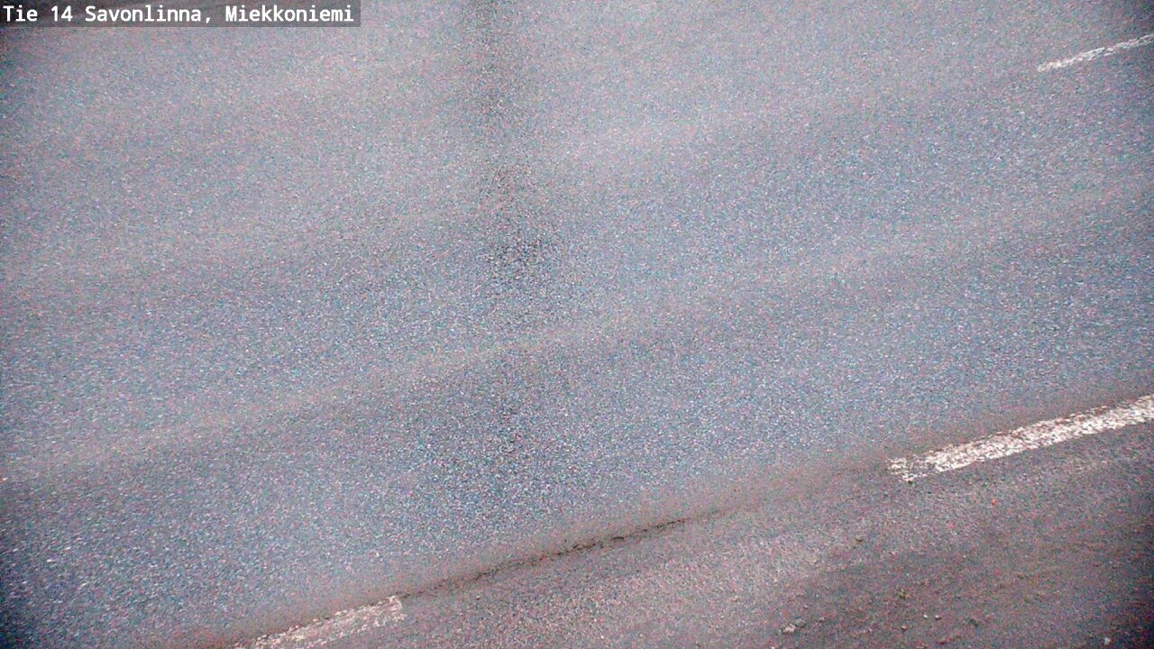 Weather Camera Image Väg 14 Nyslott, Miekkoniemi, Savonlinna, Etelä-Savo