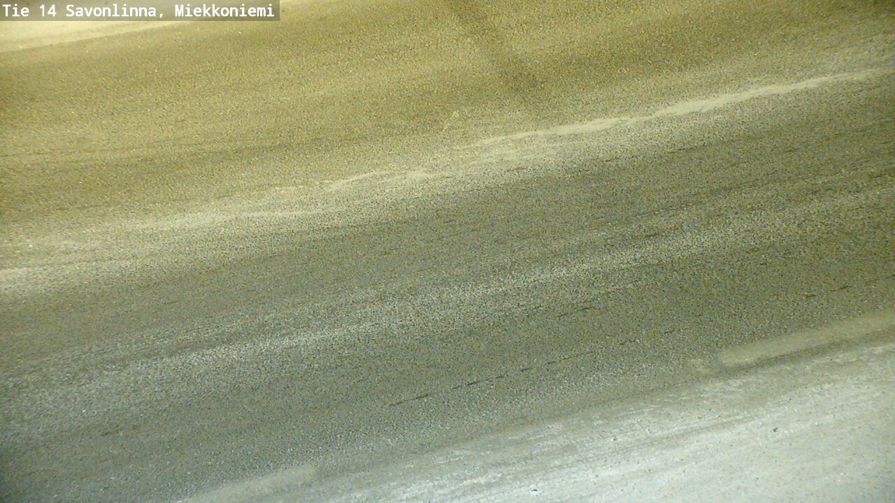 Weather Camera Image Väg 14 Nyslott, Miekkoniemi, Savonlinna, Etelä-Savo