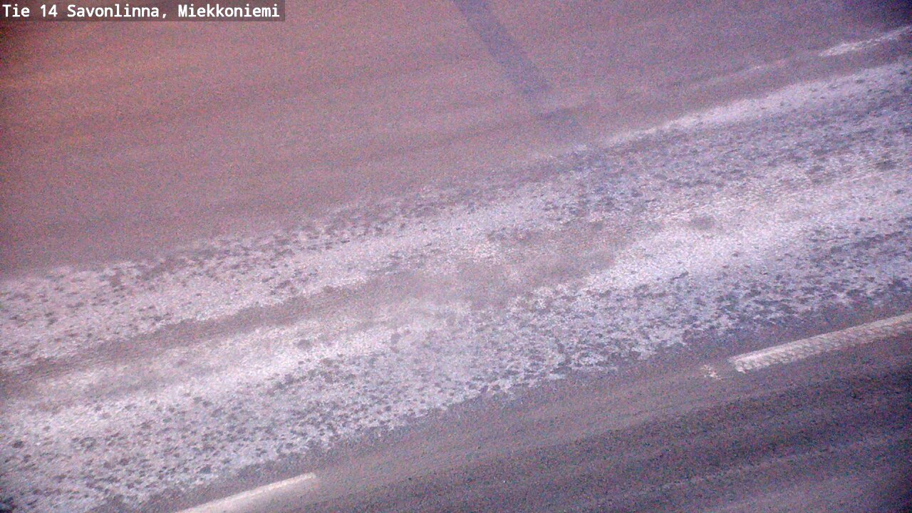 Weather Camera Image Road 14 Savonlinna, Miekkoniemi, Savonlinna, Etelä-Savo