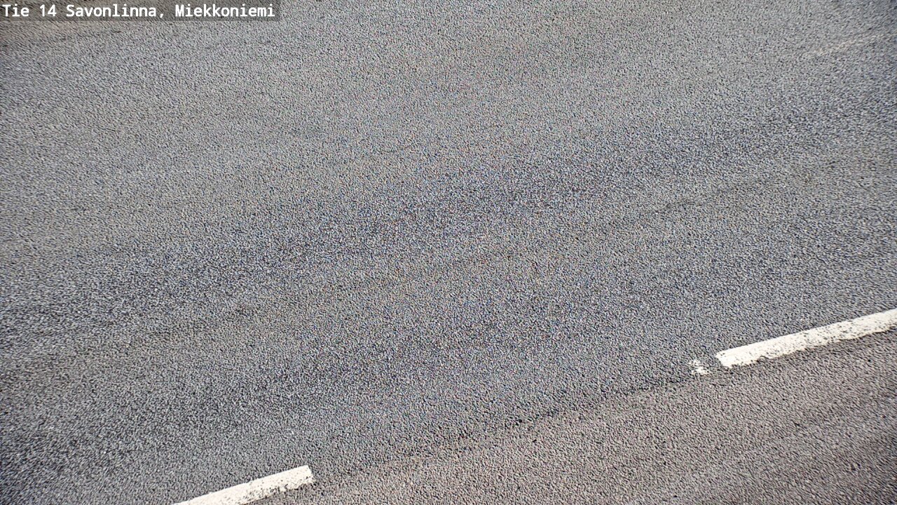 Weather Camera Image Väg 14 Nyslott, Miekkoniemi, Savonlinna, Etelä-Savo