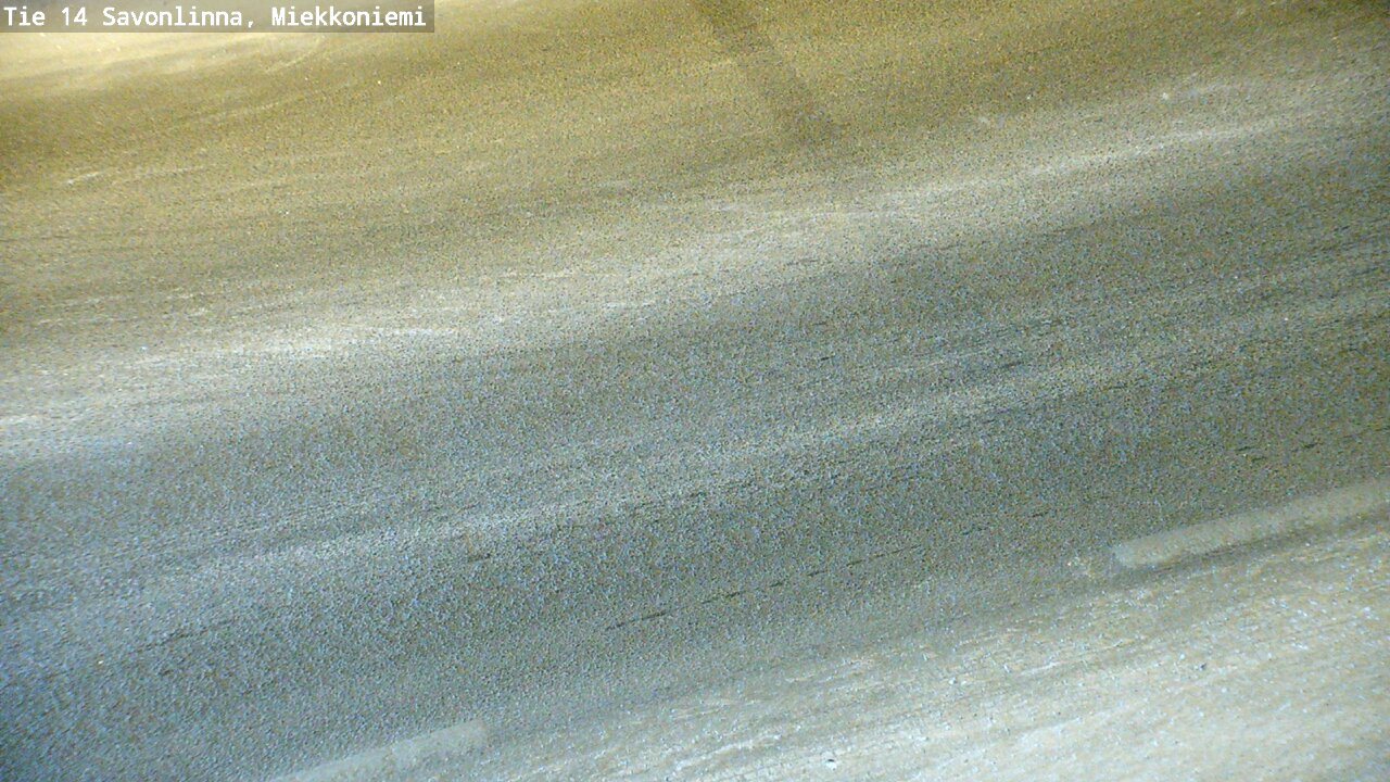 Weather Camera Image Väg 14 Nyslott, Miekkoniemi, Savonlinna, Etelä-Savo