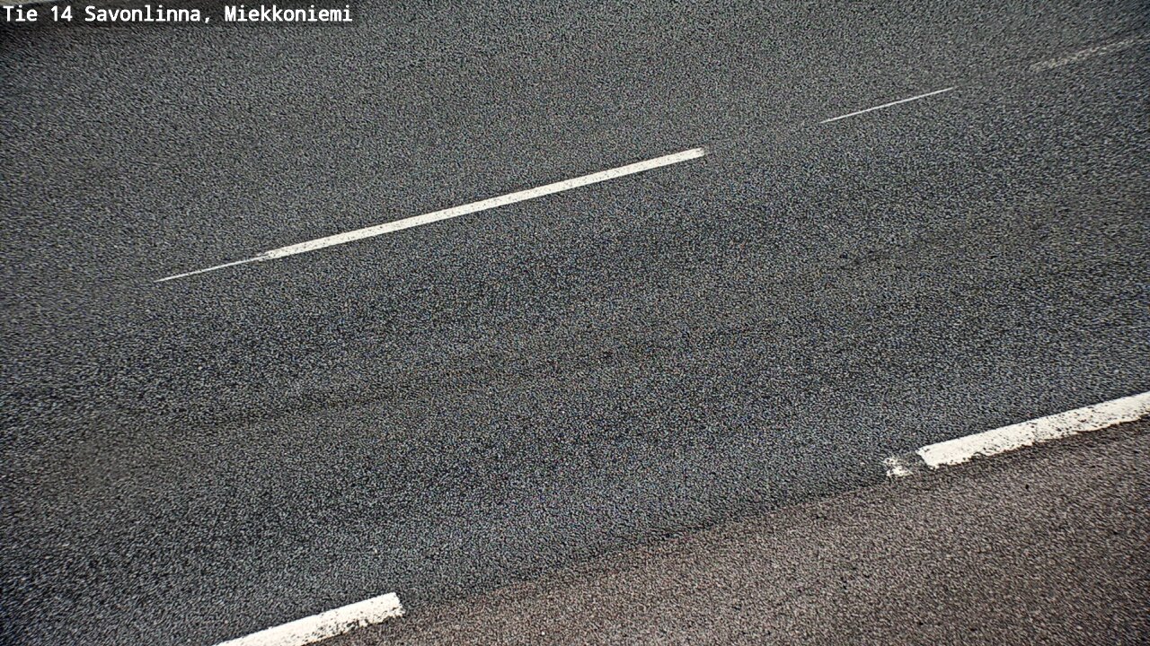 Weather Camera Image Road 14 Savonlinna, Miekkoniemi, Savonlinna, Etelä-Savo
