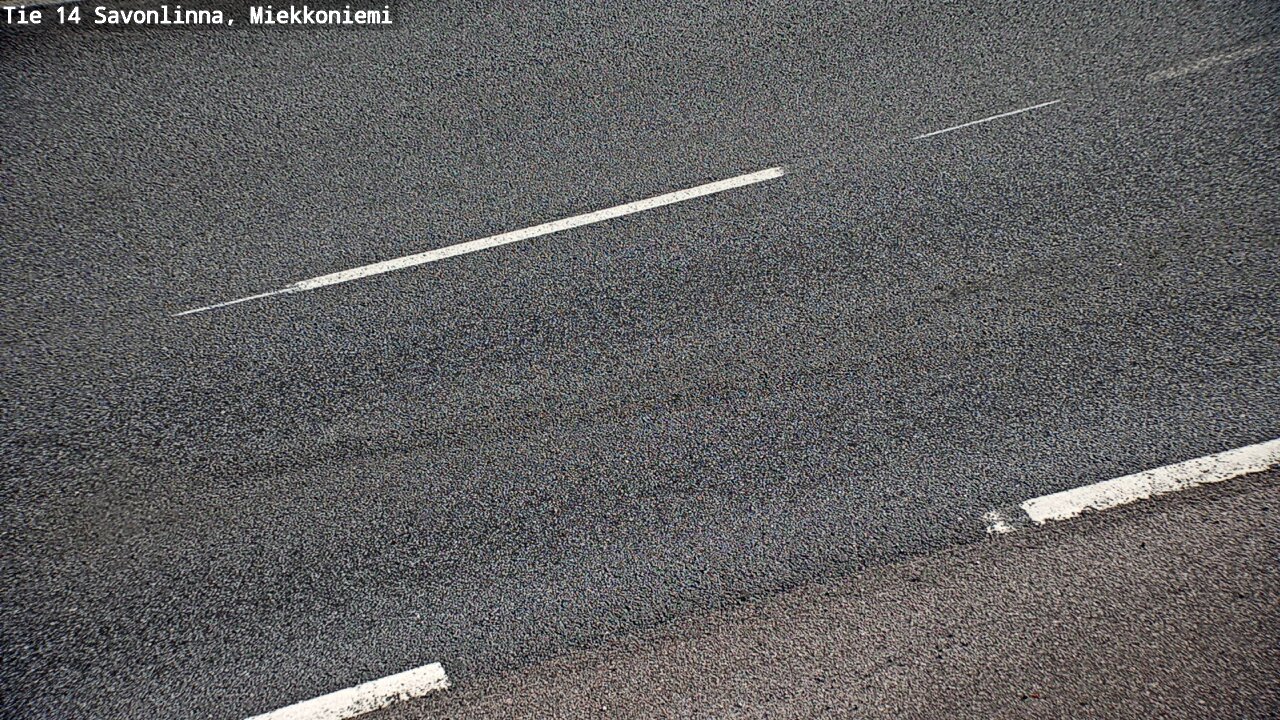 Weather Camera Image Road 14 Savonlinna, Miekkoniemi, Savonlinna, Etelä-Savo