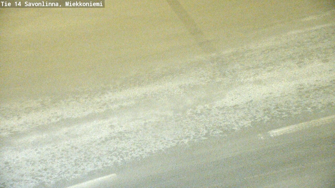 Weather Camera Image Road 14 Savonlinna, Miekkoniemi, Savonlinna, Etelä-Savo