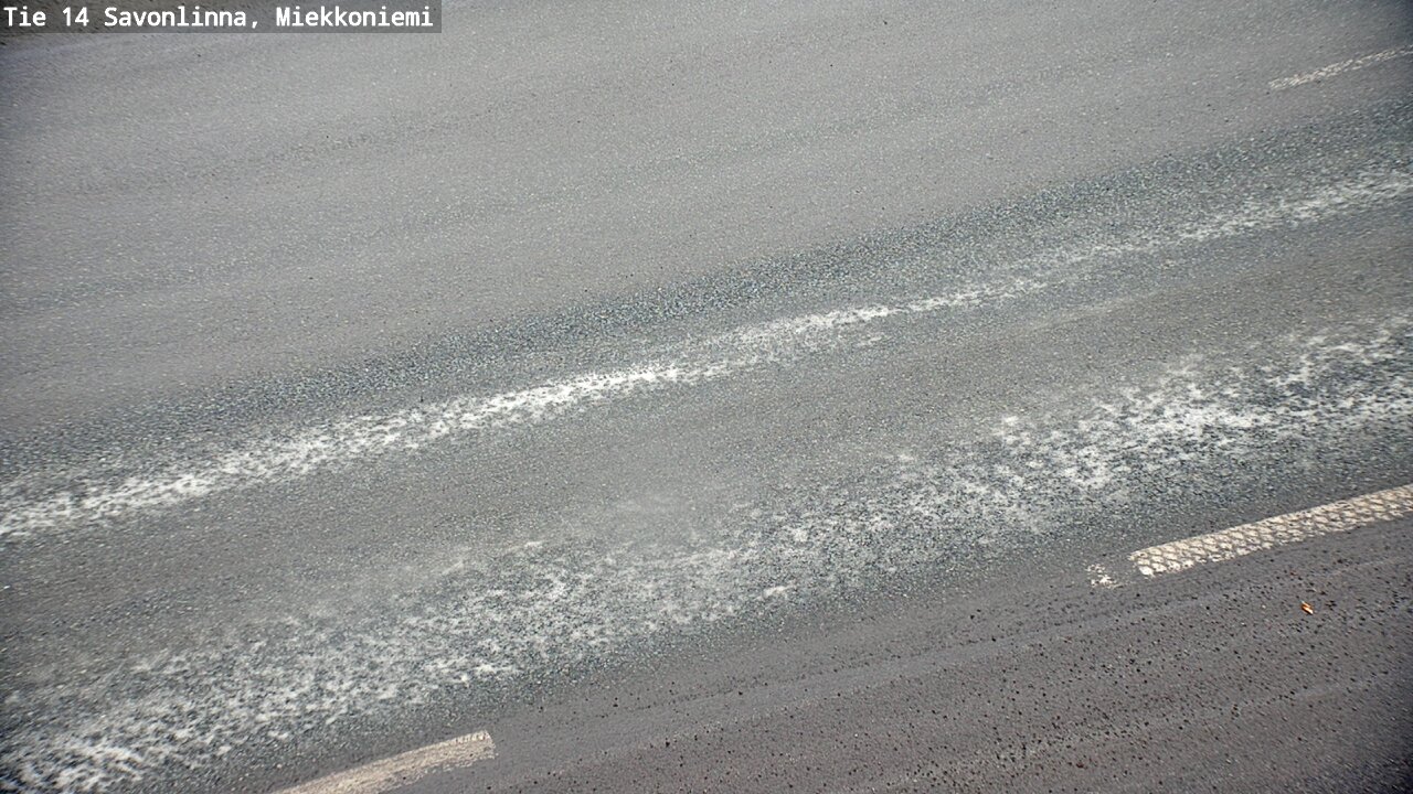 Weather Camera Image Väg 14 Nyslott, Miekkoniemi, Savonlinna, Etelä-Savo