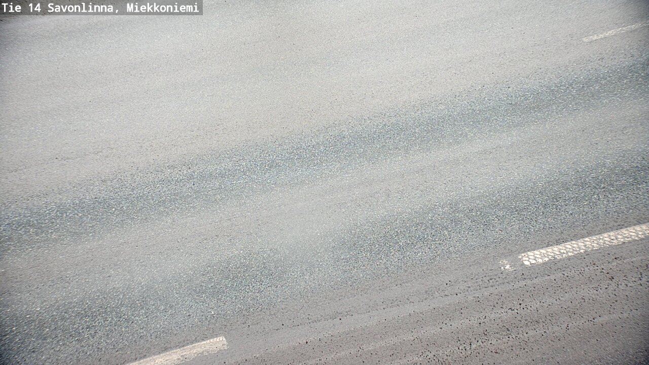 Weather Camera Image Road 14 Savonlinna, Miekkoniemi, Savonlinna, Etelä-Savo