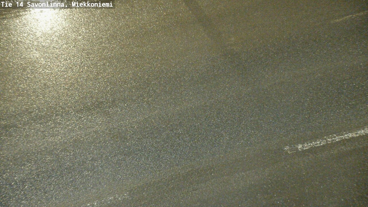 Weather Camera Image Väg 14 Nyslott, Miekkoniemi, Savonlinna, Etelä-Savo
