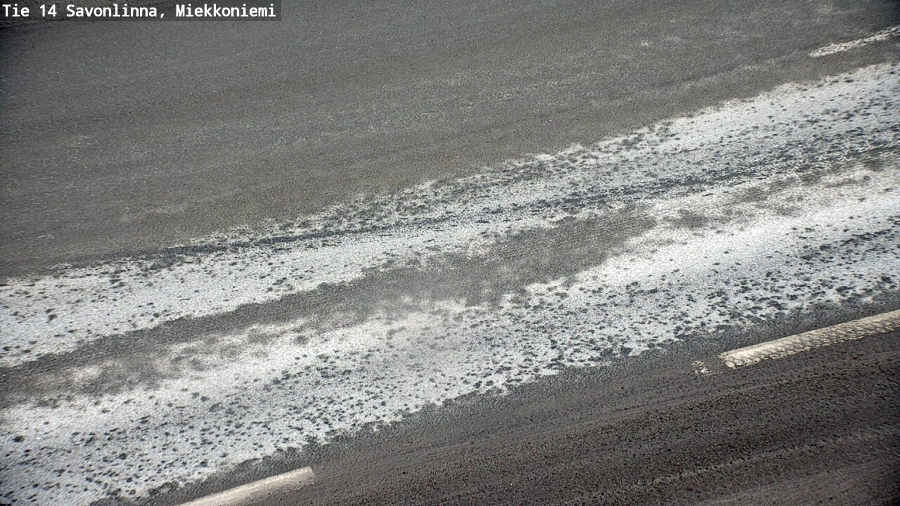 Weather Camera Image Road 14 Savonlinna, Miekkoniemi, Savonlinna, Etelä-Savo