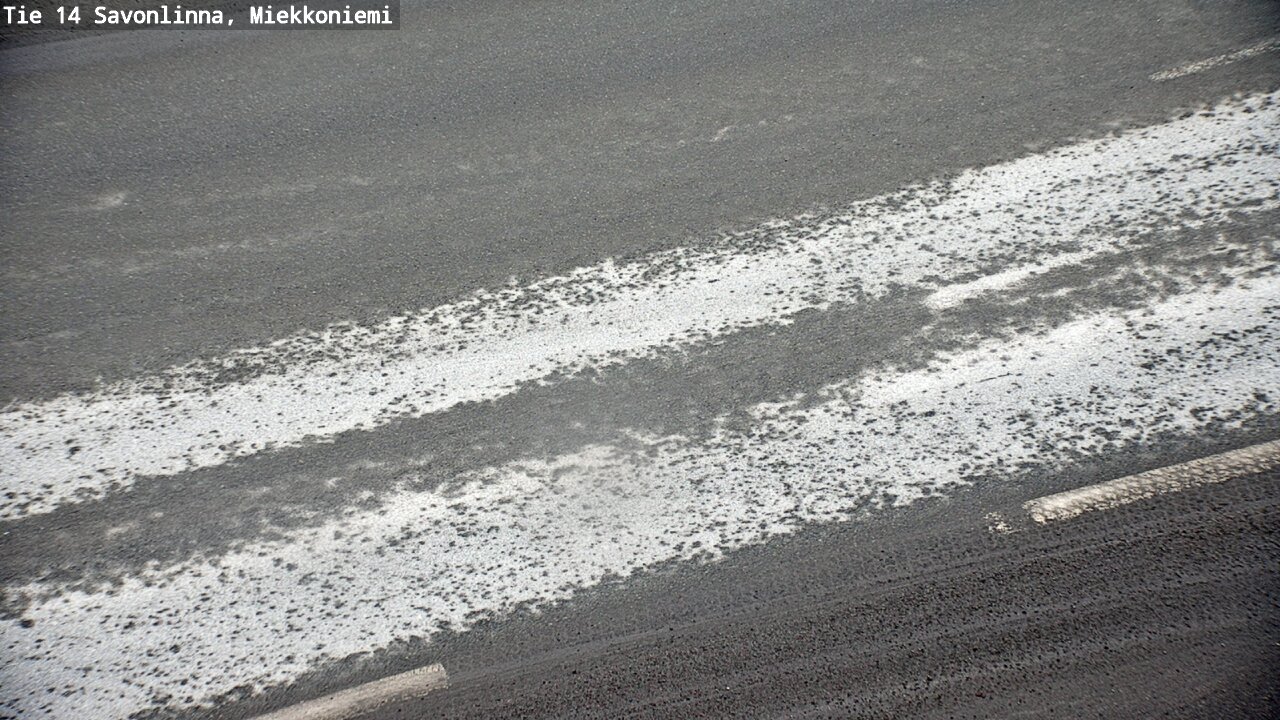 Weather Camera Image Väg 14 Nyslott, Miekkoniemi, Savonlinna, Etelä-Savo