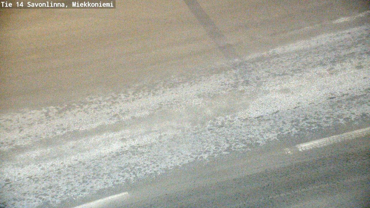 Weather Camera Image Road 14 Savonlinna, Miekkoniemi, Savonlinna, Etelä-Savo