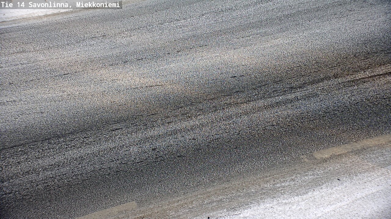 Weather Camera Image Road 14 Savonlinna, Miekkoniemi, Savonlinna, Etelä-Savo