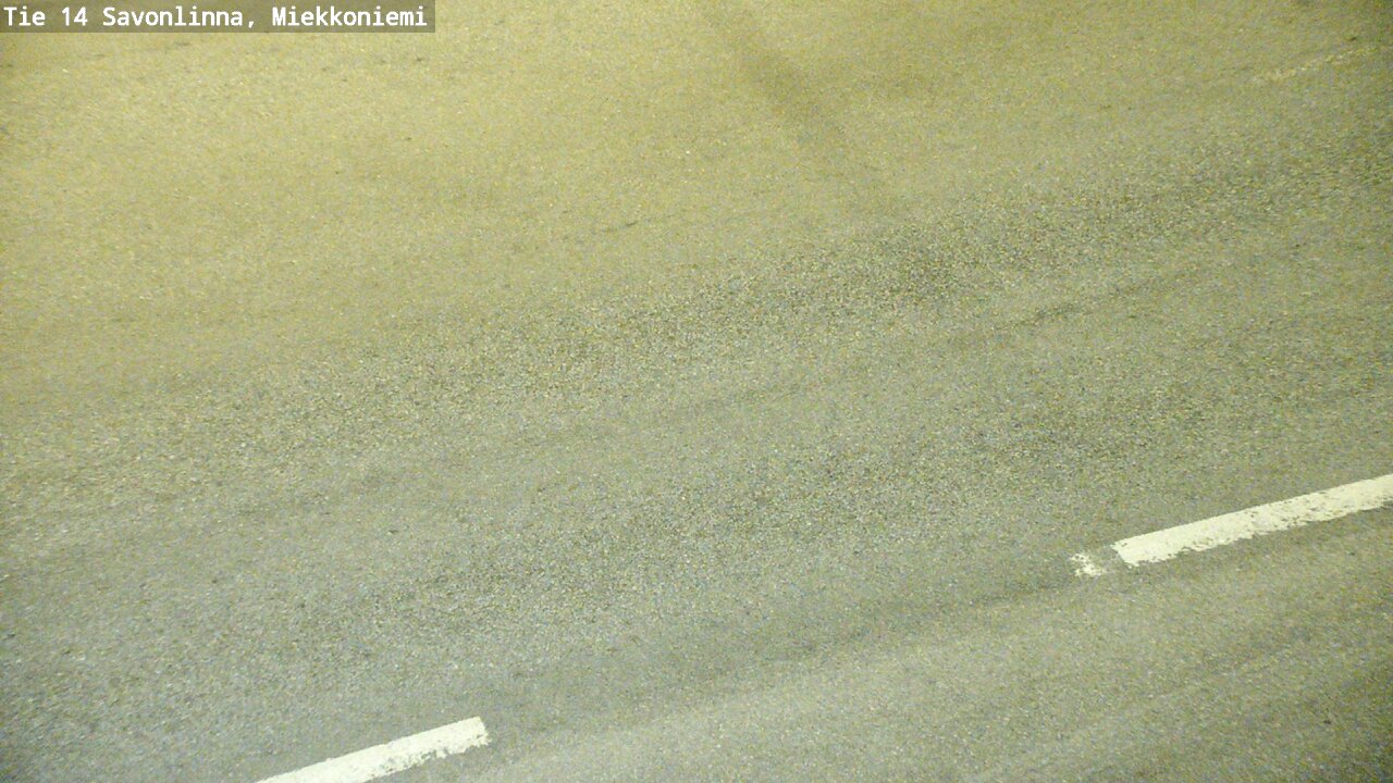 Weather Camera Image Road 14 Savonlinna, Miekkoniemi, Savonlinna, Etelä-Savo