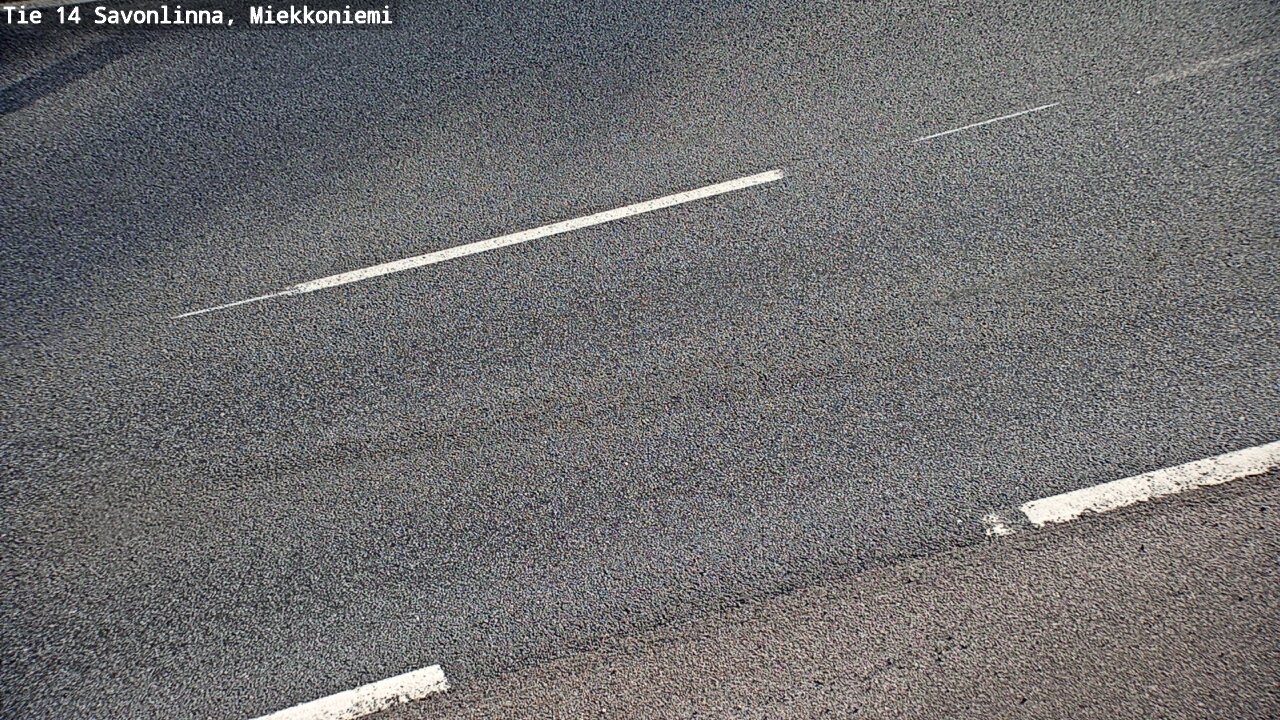 Weather Camera Image Road 14 Savonlinna, Miekkoniemi, Savonlinna, Etelä-Savo