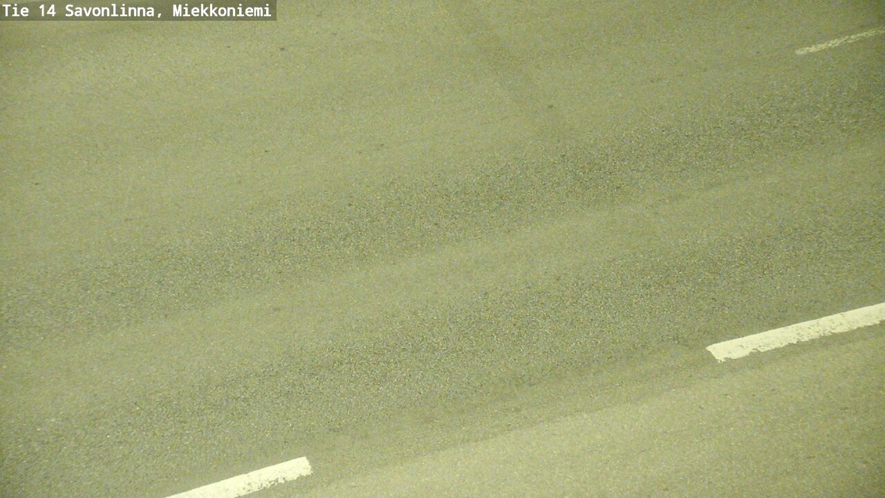 Weather Camera Image Road 14 Savonlinna, Miekkoniemi, Savonlinna, Etelä-Savo