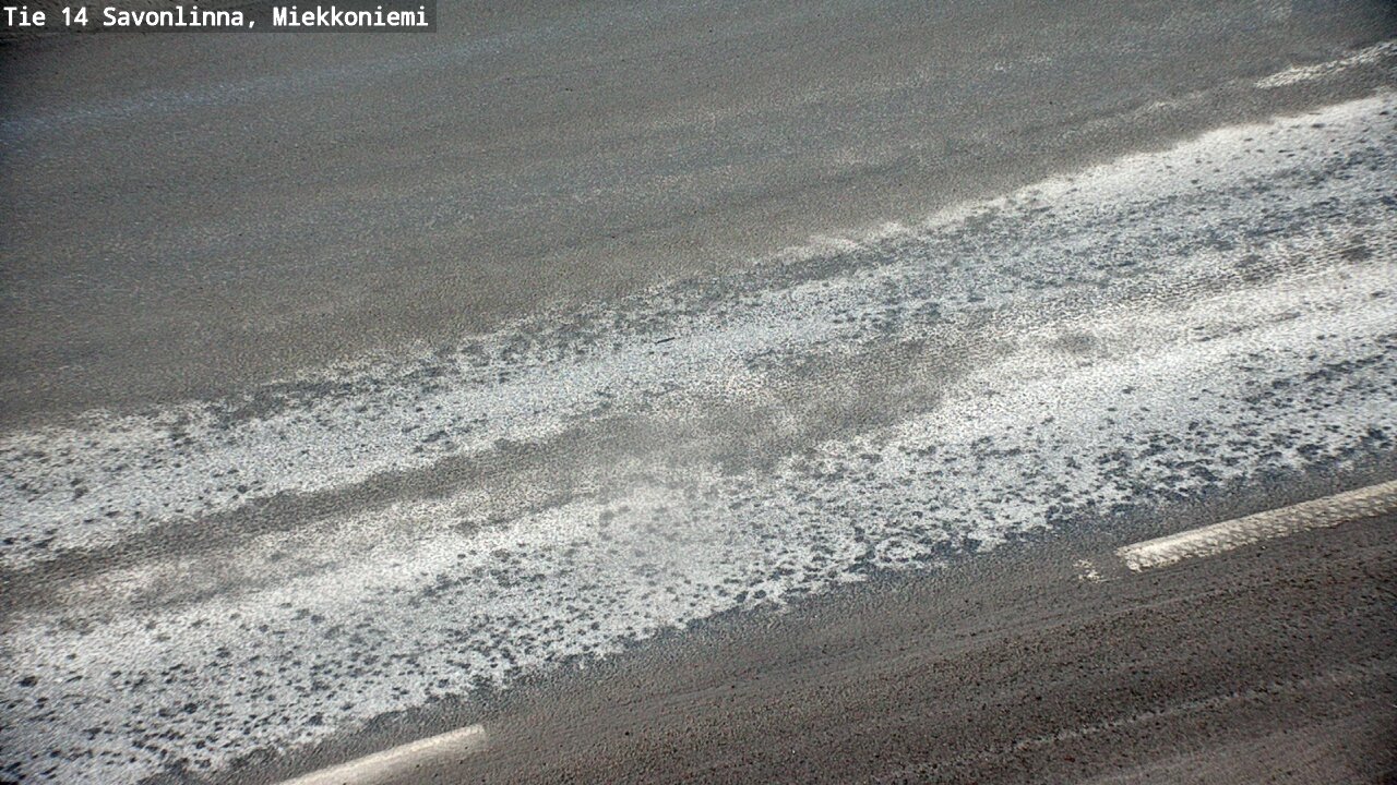Weather Camera Image Road 14 Savonlinna, Miekkoniemi, Savonlinna, Etelä-Savo