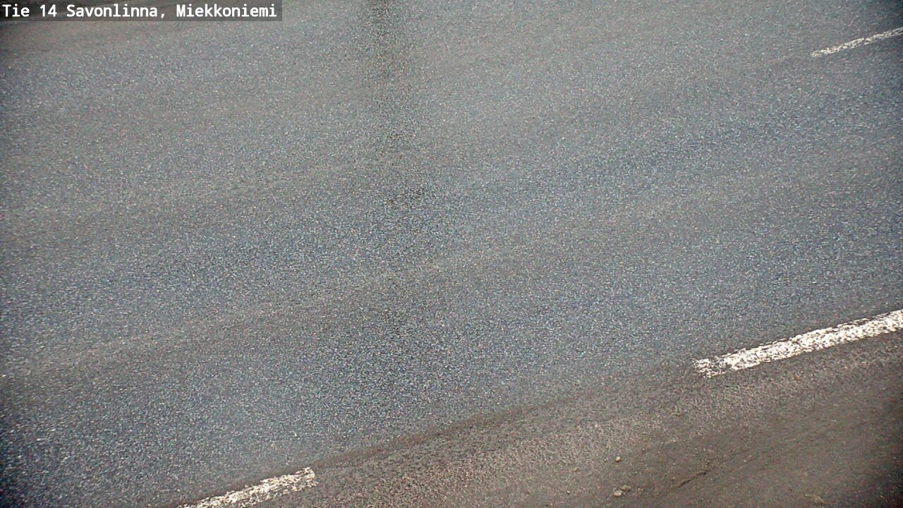 Weather Camera Image Väg 14 Nyslott, Miekkoniemi, Savonlinna, Etelä-Savo