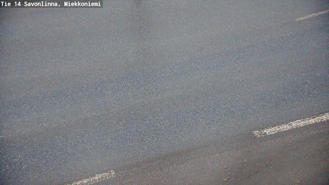 Weather Camera Image Väg 14 Nyslott, Miekkoniemi, Savonlinna, Etelä-Savo