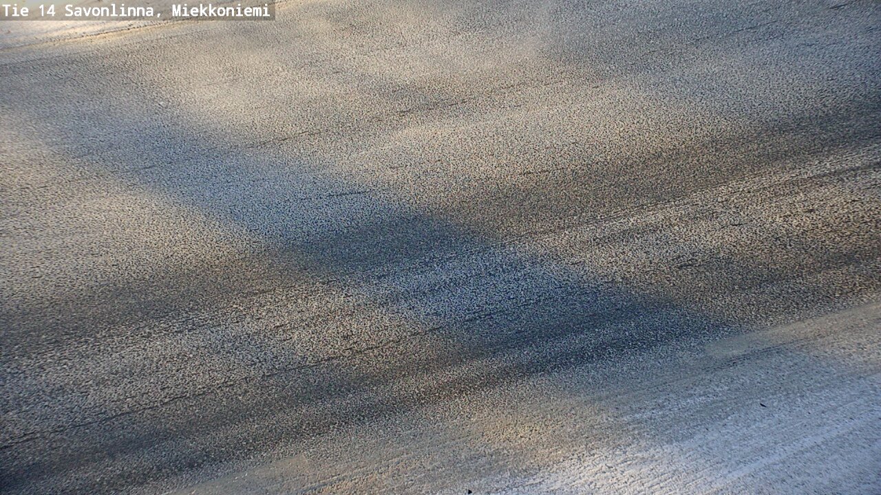 Weather Camera Image Road 14 Savonlinna, Miekkoniemi, Savonlinna, Etelä-Savo