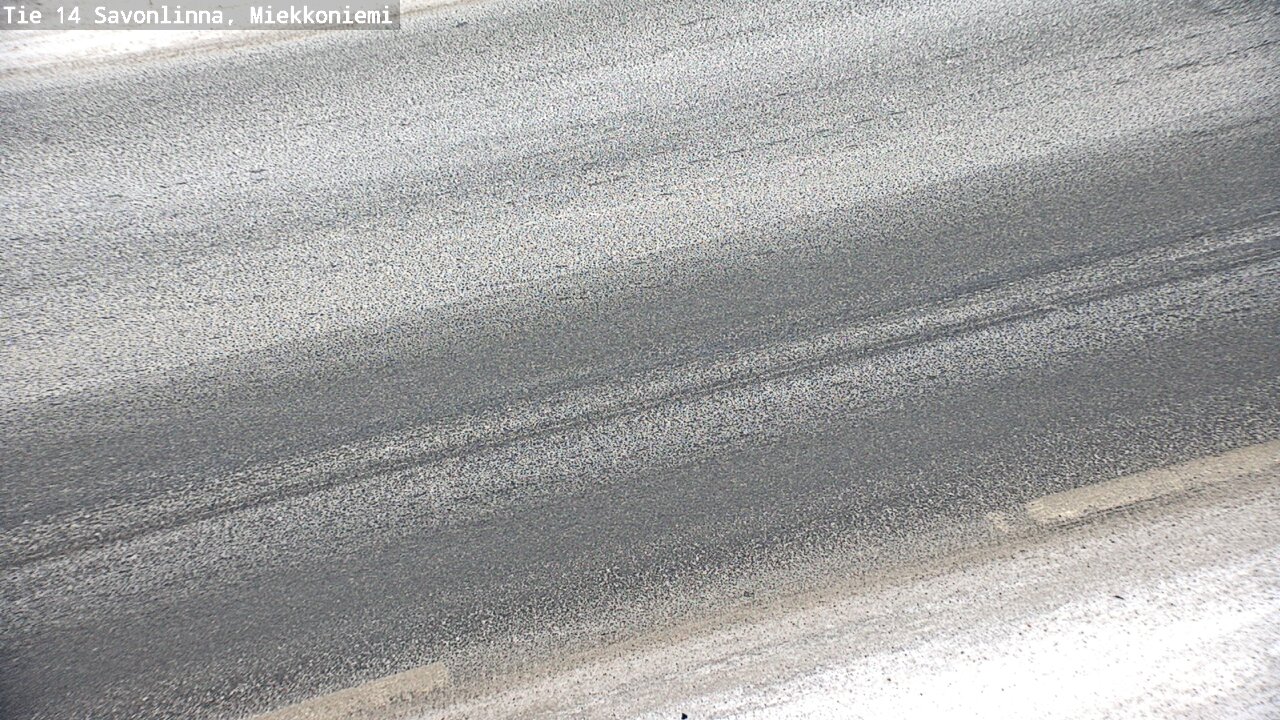 Weather Camera Image Väg 14 Nyslott, Miekkoniemi, Savonlinna, Etelä-Savo