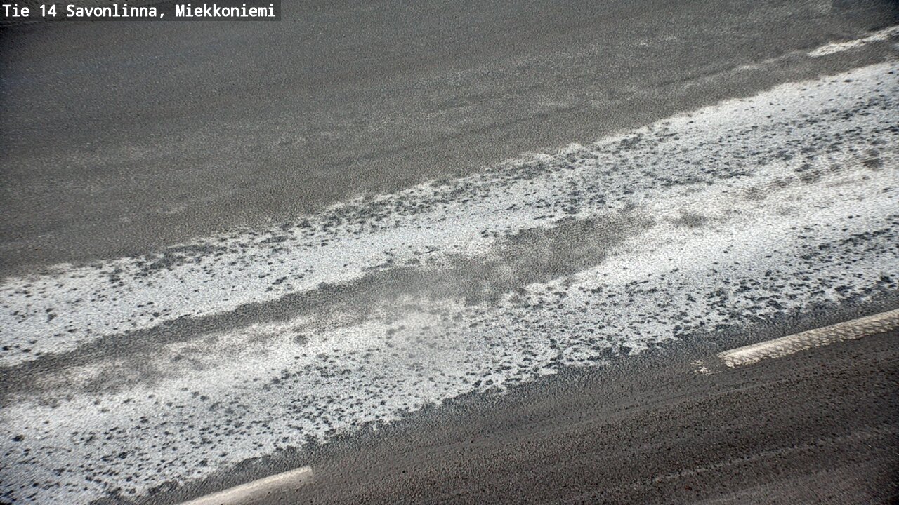 Weather Camera Image Road 14 Savonlinna, Miekkoniemi, Savonlinna, Etelä-Savo