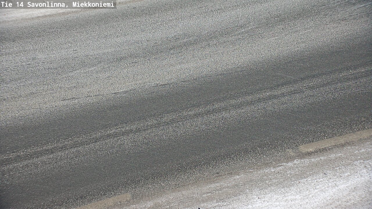 Weather Camera Image Väg 14 Nyslott, Miekkoniemi, Savonlinna, Etelä-Savo